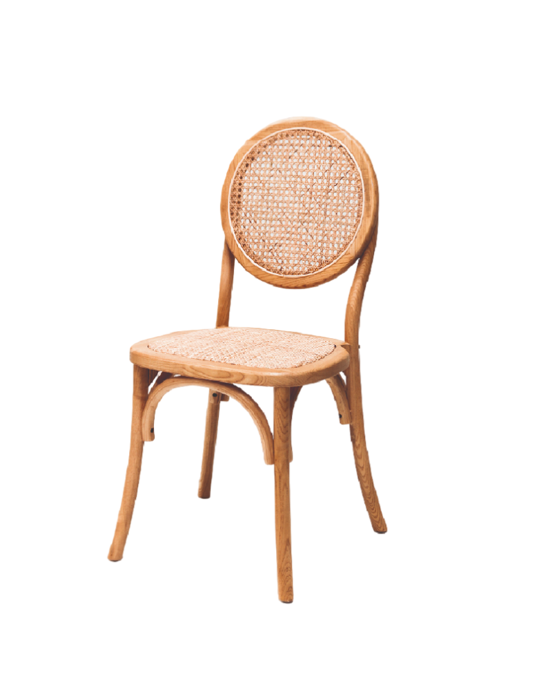 Chaise MEDAILLON CHAMPETRE - Bois
