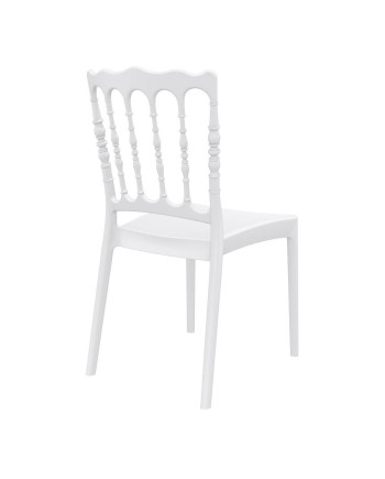 Chaise NAPOLEON Fixe Blanche - Extérieur