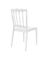 Chaise NAPOLEON Fixe Blanche - Extérieur