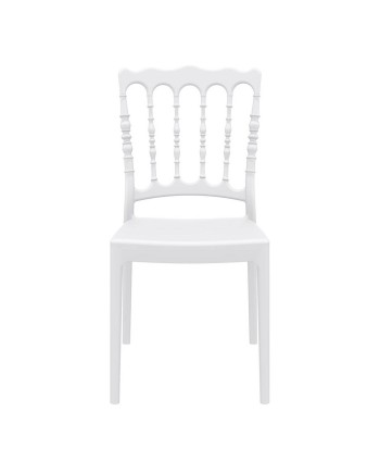 Chaise NAPOLEON Fixe Blanche - Extérieur