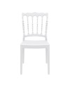 Chaise NAPOLEON Fixe Blanche - Extérieur