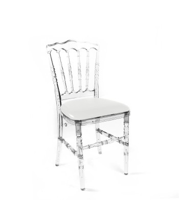 Chaise NAPOLEON CRISTAL - BLANCHE