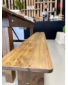 Banc HERITAGE bois brut 213x30,5cm