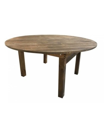 Table ronde bois brut HERITAGE 153cm