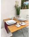 Table SQUARE Bois carrée 70x70cm