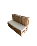 Ensemble PALETTE - 2 Canapé + 1 table basse + coussins
