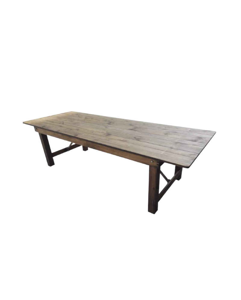 Table bois brut HERITAGE 213x102cm