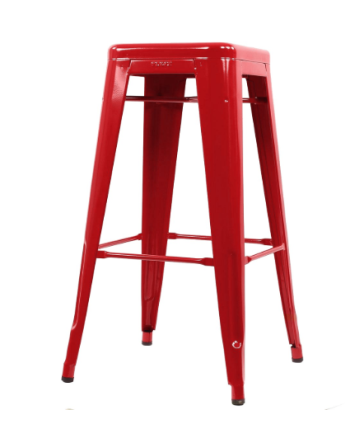 Tabouret TOLIX - Rouge