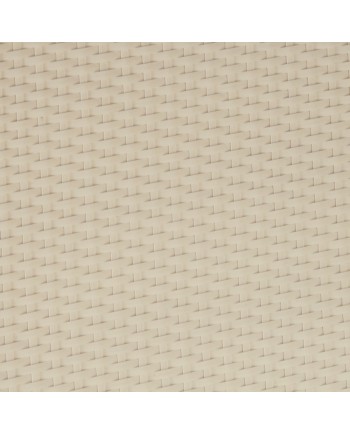 Paravent tryptique résine tressée blanc (3x 0.75cm) x 200cm