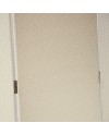 Paravent tryptique résine tressée blanc (3x 0.75cm) x 200cm