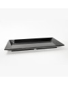 Plat de service rectangle MING NOIR 46x27x5cm