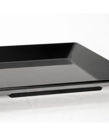 Plat de service rectangle MING NOIR 46x27x5cm
