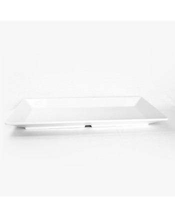 Plat de service rectangle MING BLANC 60x32x5cm