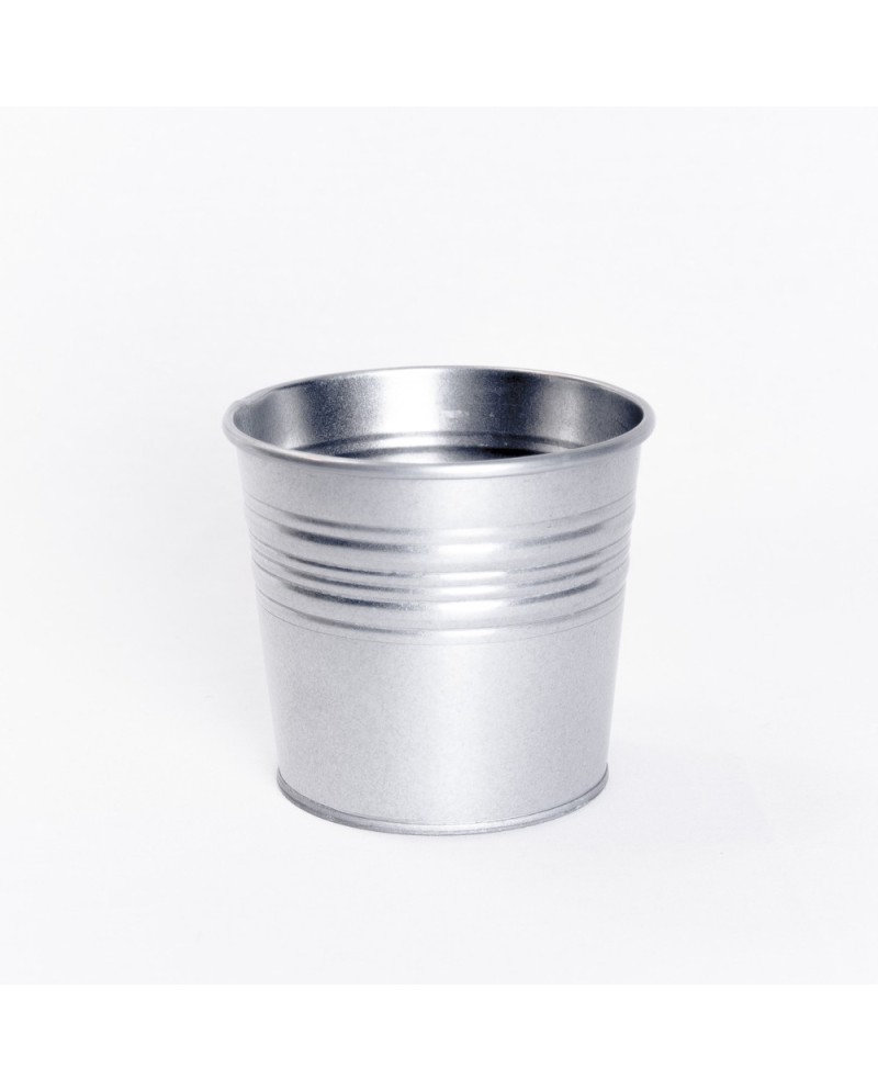 Seau métal h12cm diam 12 cm