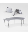 Demi rond valise 166.3x166.3x74.3cm