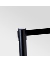 Potelet à enrouleur noir 2m h 91cm système sangle