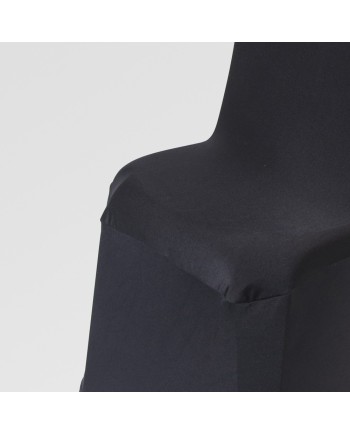 Housse de chaise lycra NOIRE