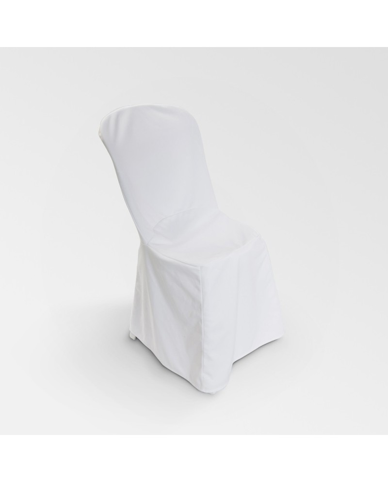 Housse de chaise lycra BLANCHE