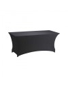 Housse Buffet Lycra NOIRE 183 x 76cm h 95cm