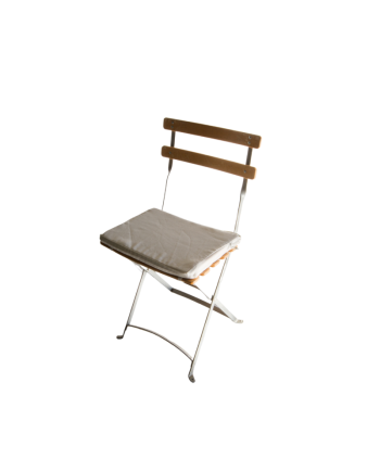 Galette de chaise écru SQUARE