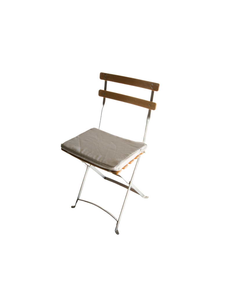 Galette de chaise écru SQUARE