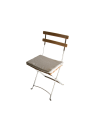 Galette de chaise écru SQUARE