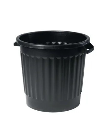 Poubelle plastique avec couvercle 80L