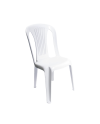 Chaise GALA - Blanche empilable extérieur