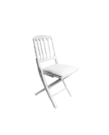 Chaise NAPOLEON -  Blanche pliante