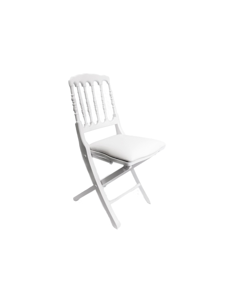 Chaise NAPOLEON -  Blanche pliante