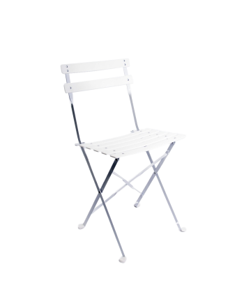 Chaise SQUARE - Blanche pliante extérieur