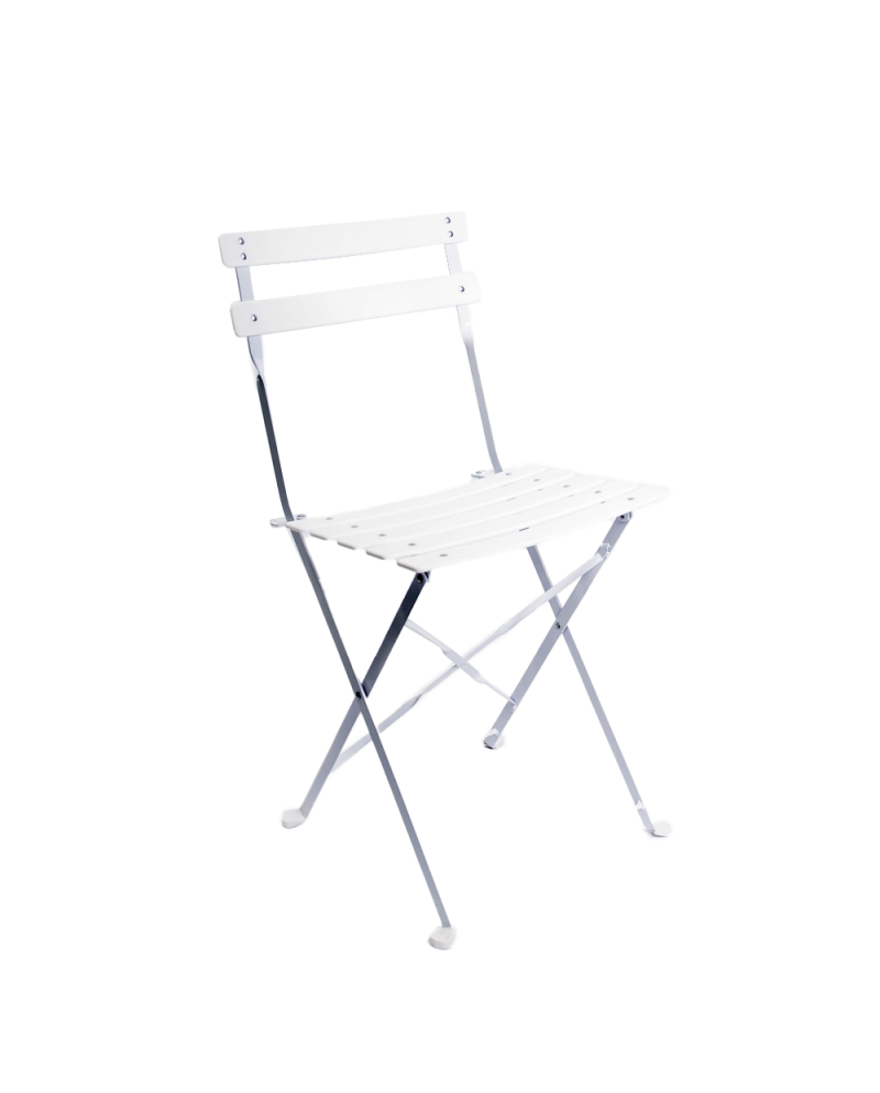Chaise SQUARE - Blanche pliante extérieur