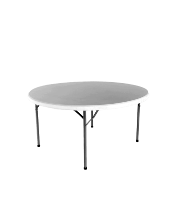 Table ronde PVC diam 152cm  6/8 pers