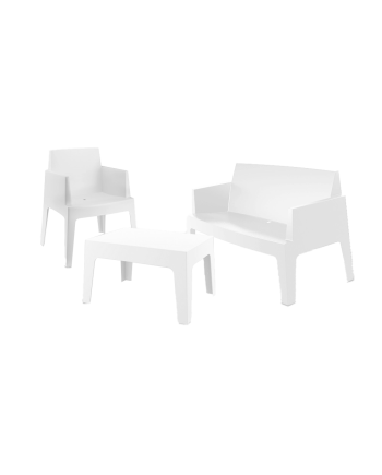 Ensemble PANAMA - canapé + table + 2 fauteuils