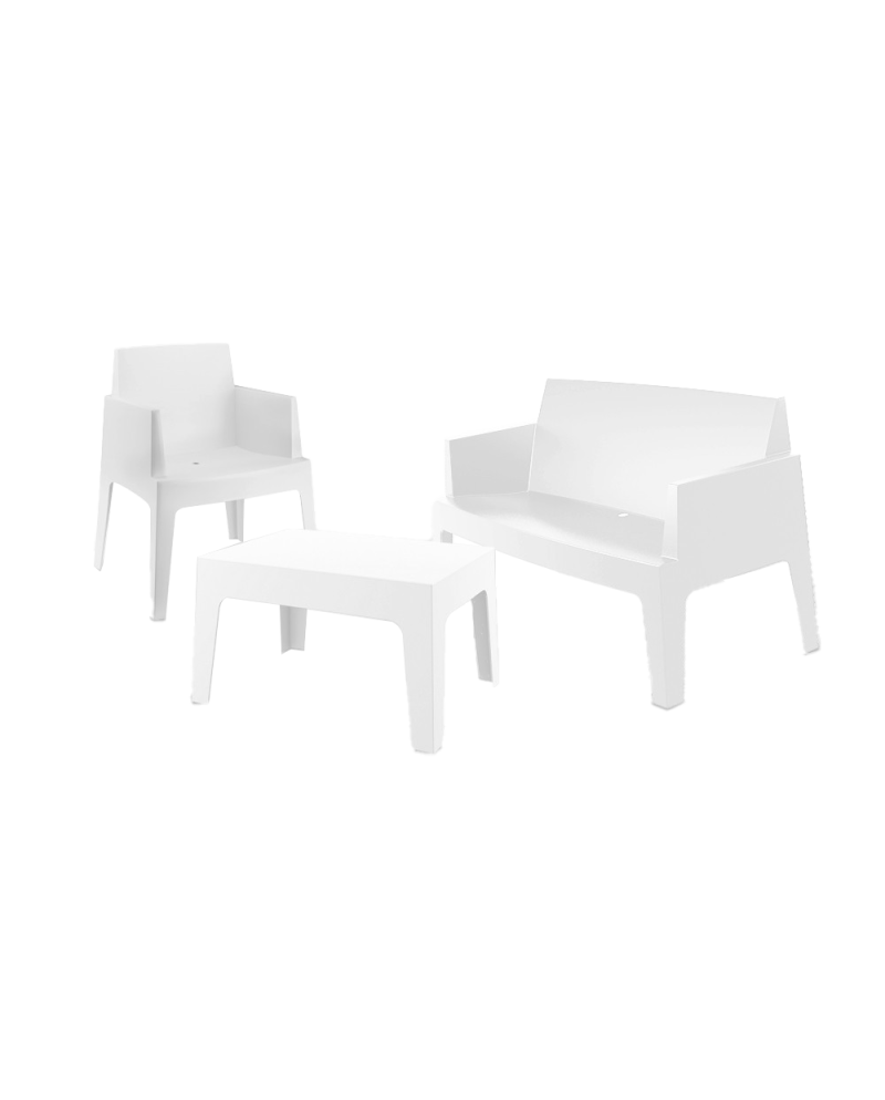 Ensemble PANAMA - canapé + table + 2 fauteuils